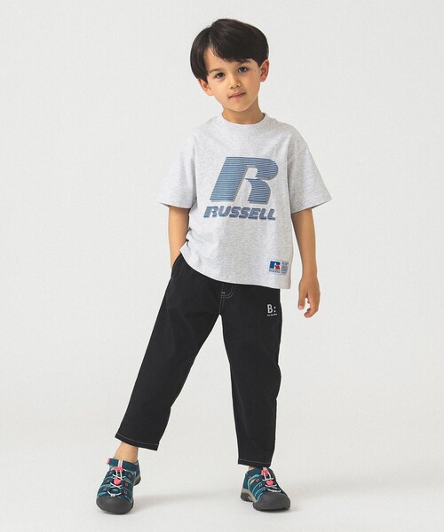 Russell Athletic(ラッセルアスレティック)の「RUSSELL ATHLETIC / グラフィック Tシャツ 2025SS(110~130cm)(Tシャツ/カットソー・キッズ・ホワイト/ブラック系その他4/ライトグレー・110/120/130)」の22枚目の写真