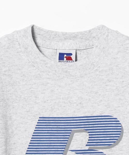 Russell Athletic(ラッセルアスレティック)の「RUSSELL ATHLETIC / グラフィック Tシャツ 2025SS(110~130cm)(Tシャツ/カットソー・キッズ・ホワイト/ブラック系その他4/ライトグレー・110/120/130)」の4枚目の写真