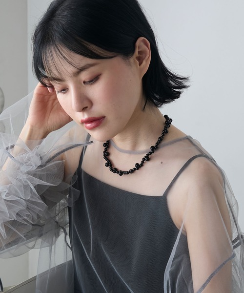 【美品】Froxy ダブルストランドパールネックレス 美品】Froxy ダブルストランドパールネックレス