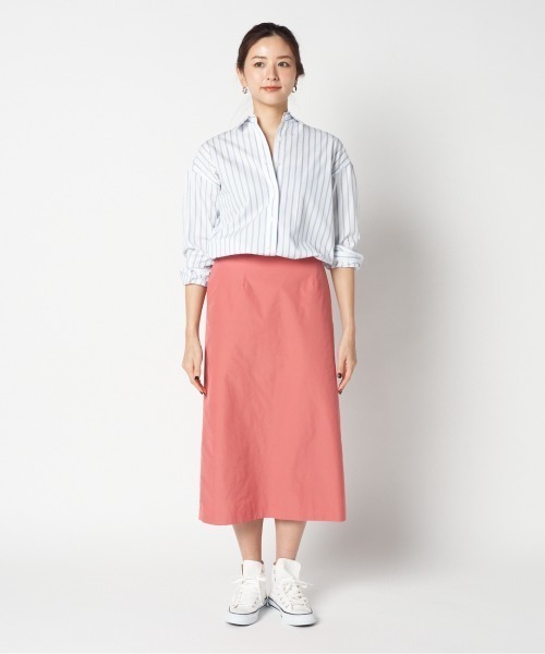 HELIOPOLE(エリオポール)の「TAFTA I LINE SKIRT(スカート・レディース・ネイビー/ピンク/ブルー・38/36)」の9枚目の写真