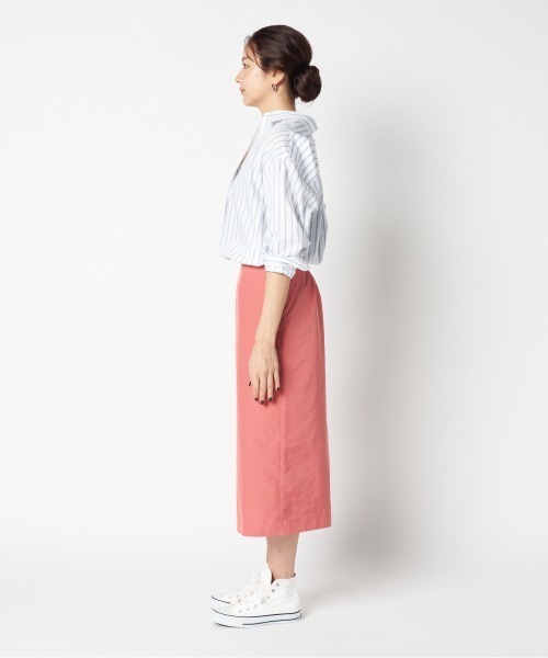HELIOPOLE(エリオポール)の「TAFTA I LINE SKIRT(スカート・レディース・ネイビー/ピンク/ブルー・38/36)」の10枚目の写真