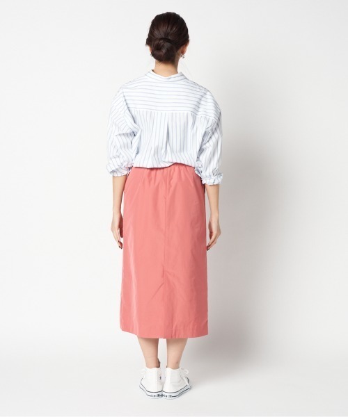 HELIOPOLE(エリオポール)の「TAFTA I LINE SKIRT(スカート・レディース・ネイビー/ピンク/ブルー・38/36)」の11枚目の写真