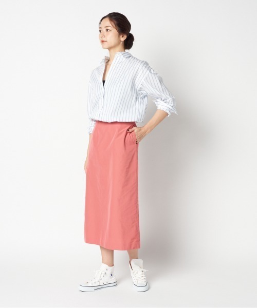 HELIOPOLE(エリオポール)の「TAFTA I LINE SKIRT(スカート・レディース・ネイビー/ピンク/ブルー・38/36)」の13枚目の写真