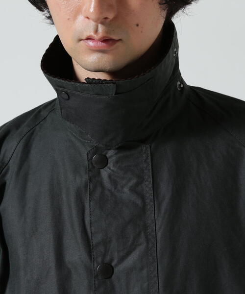 Barbour（バブアー）の「Barbour (バブアー) os transport wax トランスポートジャケット /MWX1678【2025年春夏入荷モデル】（ブルゾン・メンズ・ブラック/その他10・38/40/42）」の22枚目の写真