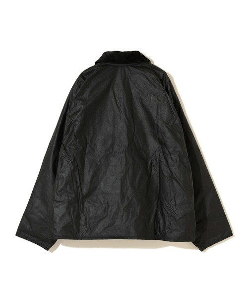 Barbour（バブアー）の「Barbour (バブアー) os transport wax トランスポートジャケット /MWX1678【2025年春夏入荷モデル】（ブルゾン・メンズ・ブラック/その他10・38/40/42）」の9枚目の写真