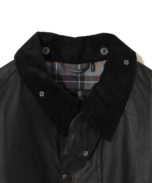 Barbour（バブアー）の「Barbour (バブアー) os transport wax トランスポートジャケット /MWX1678【2025年春夏入荷モデル】（ブルゾン・メンズ・ブラック/その他10・38/40/42）」の10枚目の写真