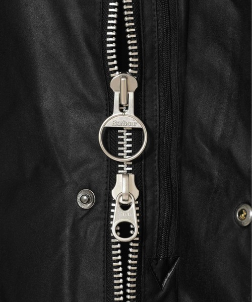 Barbour（バブアー）の「Barbour (バブアー) os transport wax トランスポートジャケット /MWX1678【2025年春夏入荷モデル】（ブルゾン・メンズ・ブラック/その他10・38/40/42）」の12枚目の写真