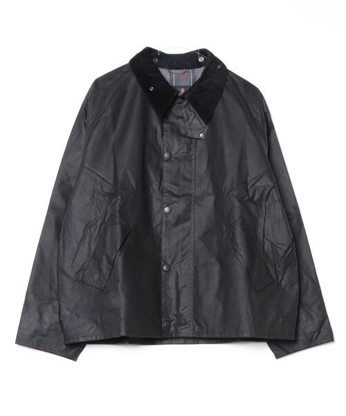 Barbour（バブアー）の「Barbour (バブアー) os transport wax トランスポートジャケット /MWX1678【2025年春夏入荷モデル】（ブルゾン・メンズ・ブラック/その他10・38/40/42）」の8枚目の写真