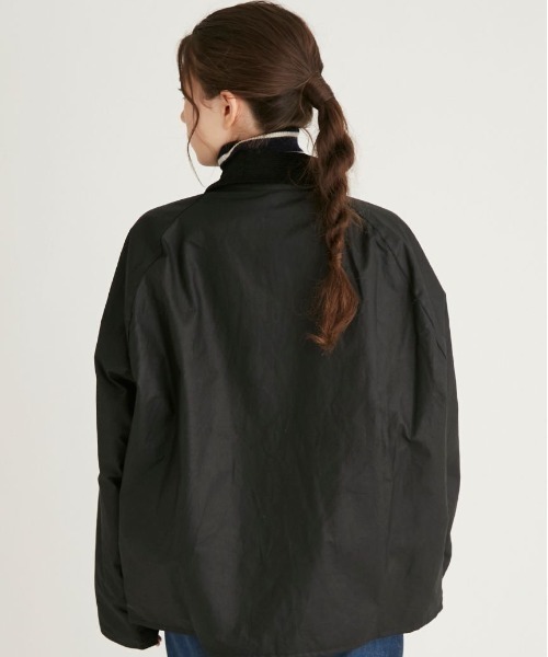 Barbour（バブアー）の「Barbour (バブアー) os transport wax トランスポートジャケット /MWX1678【2025年春夏入荷モデル】（ブルゾン・メンズ・ブラック/その他10・38/40/42）」の5枚目の写真
