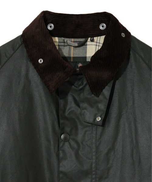 Barbour（バブアー）の「Barbour (バブアー) os transport wax トランスポートジャケット /MWX1678【2025年春夏入荷モデル】（ブルゾン・メンズ・ブラック/その他10・38/40/42）」の18枚目の写真