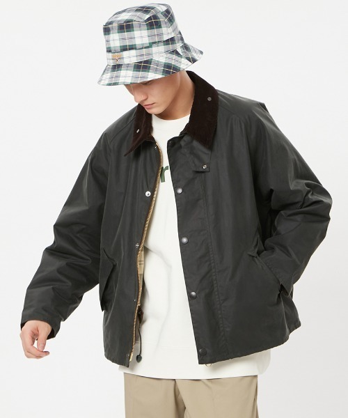 Barbour（バブアー）の「Barbour (バブアー) os transport wax トランスポートジャケット /MWX1678【2025年春夏入荷モデル】（ブルゾン・メンズ・ブラック/その他10・38/40/42）」の14枚目の写真