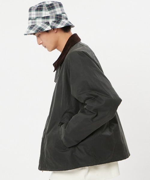 Barbour（バブアー）の「Barbour (バブアー) os transport wax トランスポートジャケット /MWX1678【2025年春夏入荷モデル】（ブルゾン・メンズ・ブラック/その他10・38/40/42）」の15枚目の写真