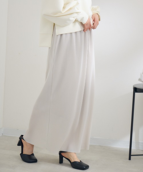 KATHARINE ROSS(キャサリンロス)の「【Pillini/ピリーニ】クリスタルプリーツナロースカート(スカート・レディース・アイボリー/ミント/ブラック・MEDIUM/LARGE)」の1枚目の写真