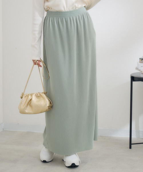 KATHARINE ROSS(キャサリンロス)の「【Pillini/ピリーニ】クリスタルプリーツナロースカート(スカート・レディース・アイボリー/ミント/ブラック・MEDIUM/LARGE)」の12枚目の写真