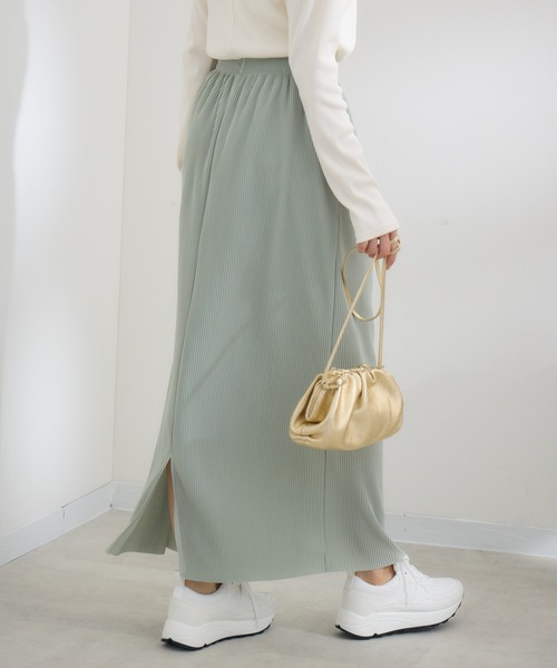 KATHARINE ROSS(キャサリンロス)の「【Pillini/ピリーニ】クリスタルプリーツナロースカート(スカート・レディース・アイボリー/ミント/ブラック・MEDIUM/LARGE)」の15枚目の写真