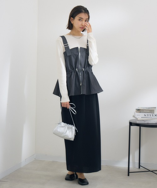 KATHARINE ROSS(キャサリンロス)の「【Pillini/ピリーニ】クリスタルプリーツナロースカート(スカート・レディース・アイボリー/ミント/ブラック・MEDIUM/LARGE)」の16枚目の写真