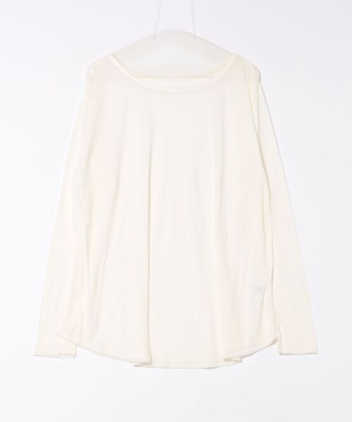 PURE BRIGHT（ピュアブライト）の「シアー杢天竺タンクトップ＋トップス（Tシャツ/カットソー・レディース・アイボリー/ブラック/グレー・FREE）」の17枚目の写真