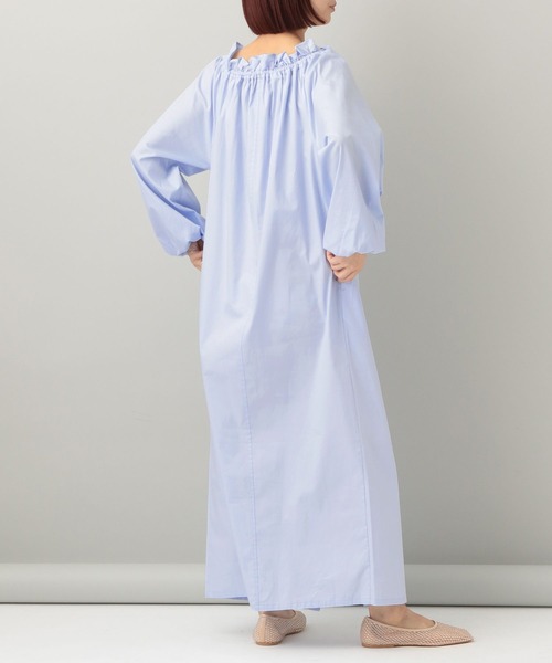 e/rm（イーアールエム）の「オフショルフリルドレス（ワンピース・レディース・グレー系その他2/ライトブルー/ネイビー・FREE）」の17枚目の写真