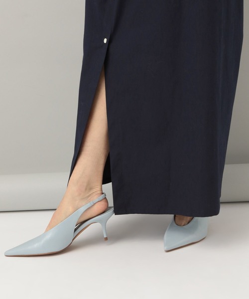 e/rm（イーアールエム）の「オフショルフリルドレス（ワンピース・レディース・グレー系その他2/ライトブルー/ネイビー・FREE）」の8枚目の写真