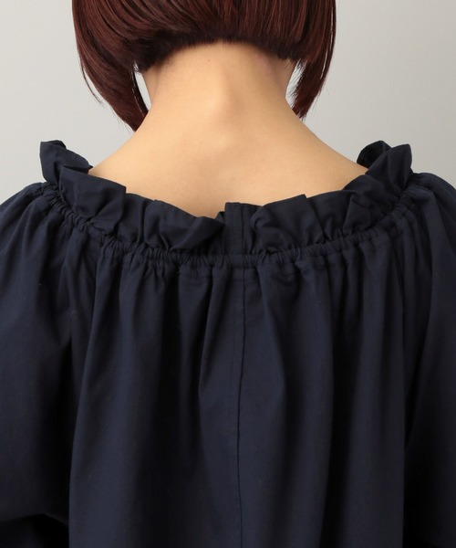 e/rm（イーアールエム）の「オフショルフリルドレス（ワンピース・レディース・グレー系その他2/ライトブルー/ネイビー・FREE）」の9枚目の写真