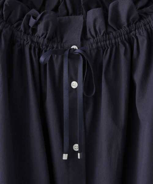 e/rm（イーアールエム）の「オフショルフリルドレス（ワンピース・レディース・グレー系その他2/ライトブルー/ネイビー・FREE）」の10枚目の写真