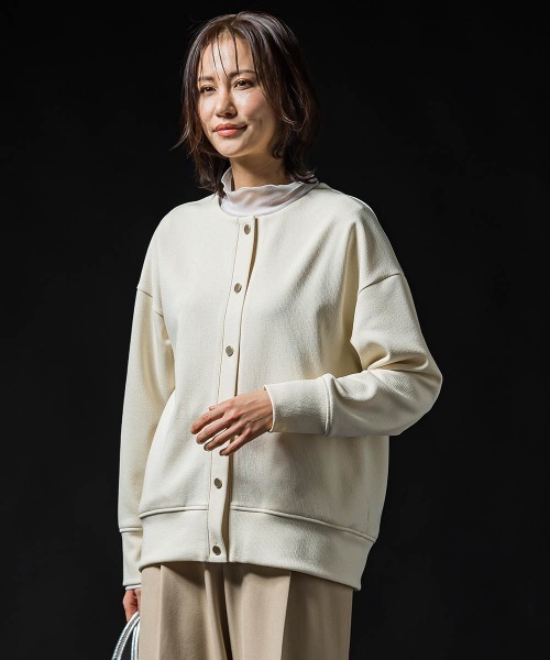 LAUTREAMONT(ロートレアモン)の「ストレッチオーガンジーカットソー≪洗濯機で洗える≫(Tシャツ/カットソー・レディース・ホワイト/ライトブルー/ブラック・9号)」の18枚目の写真