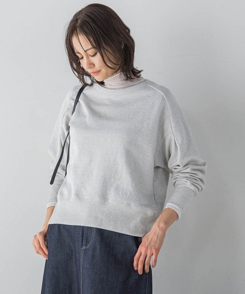 LAUTREAMONT(ロートレアモン)の「ストレッチオーガンジーカットソー≪洗濯機で洗える≫(Tシャツ/カットソー・レディース・ホワイト/ライトブルー/ブラック・9号)」の21枚目の写真
