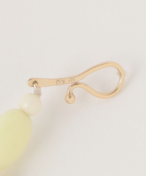 ＜TOILE＞GLASS BEADS NECKLACE YELLOW/ネックレス TOILE＞GLASS BEADS NECKLACE YELLOW/ネックレス（ネックレス