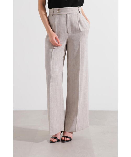 PINKY&DIANNE（ピンキーアンドダイアン）の「◆ストライプワイドパンツ（その他パンツ・レディース・ベージュ系その他/ブルー系その他6・38/36）」の6枚目の写真