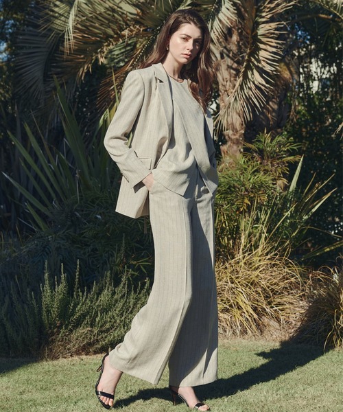 セール】◇ストライプワイドパンツ（その他パンツ）｜PINKY&DIANNE