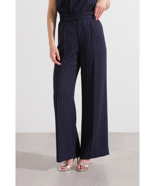 PINKY&DIANNE（ピンキーアンドダイアン）の「◆ストライプワイドパンツ（その他パンツ・レディース・ベージュ系その他/ブルー系その他6・38/36）」の3枚目の写真