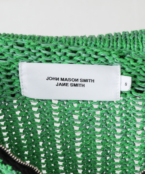 JANE SMITH / JOHN SMITH（ジェーンスミスジョンスミス）の「【JANE SMITH/ジェーンスミス】3G KNIT HALF ZIP POLO SHIRT S：ニット（ニット/セーター・レディース・グリーン・SMALL）」の11枚目の写真
