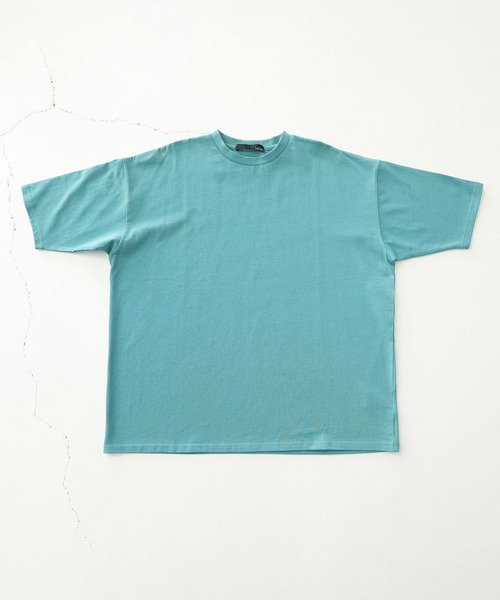 MDR(エムディアール)の「『オーバーサイズ コットンベーシックTシャツ』(Tシャツ/カットソー・メンズ・ライトグリーン/オフホワイト/チャコール/ブラック・L/M)」の15枚目の写真