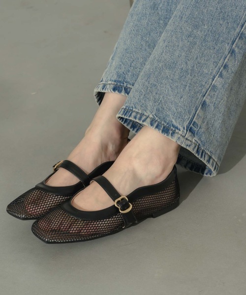 NEUNA（ヌナ）の「メッシュパンプス（パンプス・レディース・アイボリー/ブラック・38/36/40）」の21枚目の写真