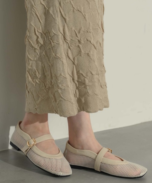 NEUNA（ヌナ）の「メッシュパンプス（パンプス・レディース・アイボリー/ブラック・38/36/40）」の16枚目の写真