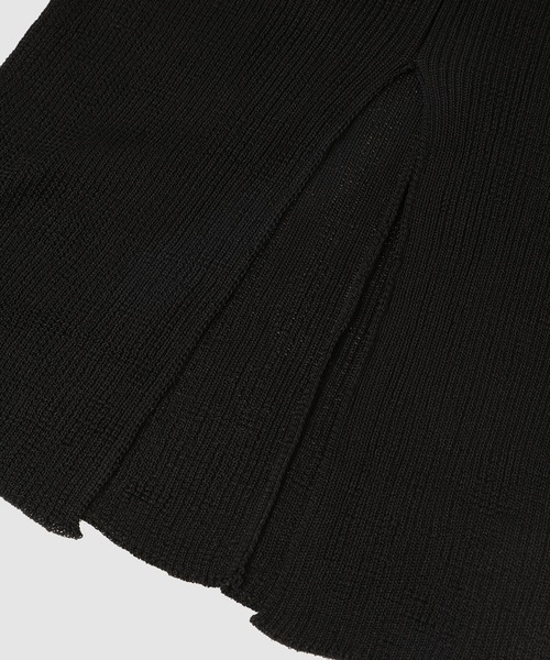 TAN(タン)の「BLOCK CHECKED SCALF DRESS(ドレス・レディース・ブラック・FREE)」の7枚目の写真