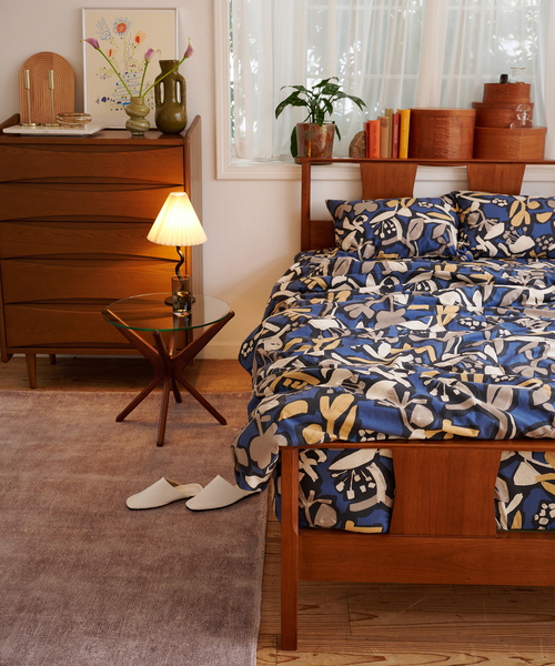 セール】FLOWER DUVET COVER D 掛け布団カバー ダブル（インテリア雑貨