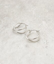 OPAQUE.CLIP | ダブルラインフープピアス(ピアス（両耳用）)