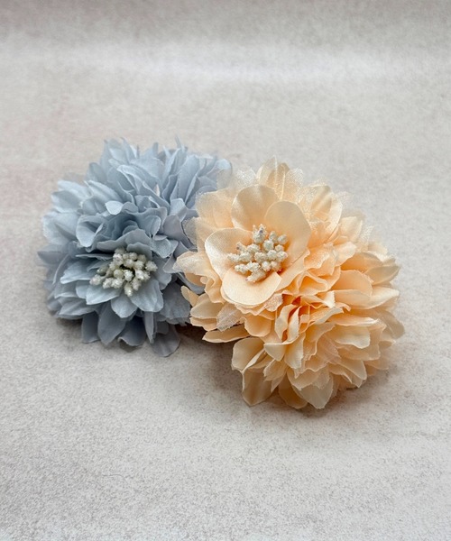 フリンジアンクル フラワーコサージュ パーティ 厚底 7，9cm 浴衣小物】フラワーコサージュ【4カラー】[HC02] - キャバドレス