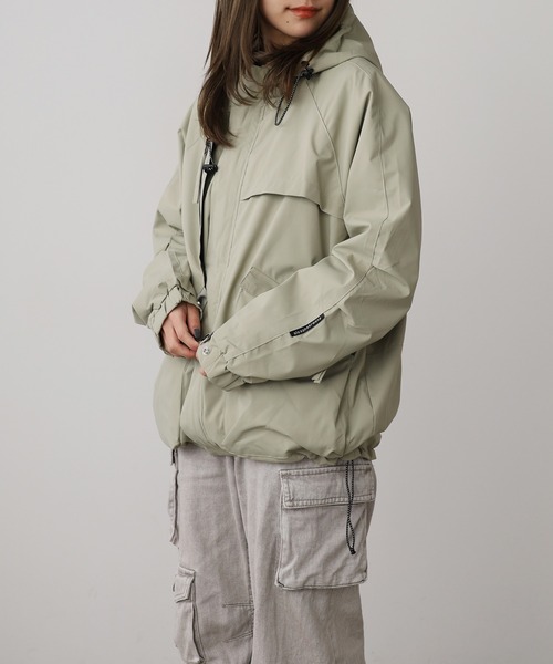 ROOPTOKYO（ループトウキョウ）の「Stand color　Over Size Jacket / スタンドカラーオーバーサイズジャケット（ブルゾン・メンズ・ブラック/ホワイト/グリーン・M/L）」の20枚目の写真