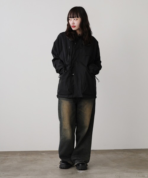 ROOPTOKYO（ループトウキョウ）の「Stand color　Over Size Jacket / スタンドカラーオーバーサイズジャケット（ブルゾン・メンズ・ブラック/ホワイト/グリーン・M/L）」の17枚目の写真