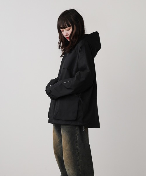 ROOPTOKYO（ループトウキョウ）の「Stand color　Over Size Jacket / スタンドカラーオーバーサイズジャケット（ブルゾン・メンズ・ブラック/ホワイト/グリーン・M/L）」の14枚目の写真