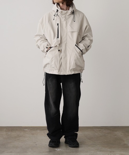 ROOPTOKYO（ループトウキョウ）の「Stand color　Over Size Jacket / スタンドカラーオーバーサイズジャケット（ブルゾン・メンズ・ブラック/ホワイト/グリーン・M/L）」の8枚目の写真