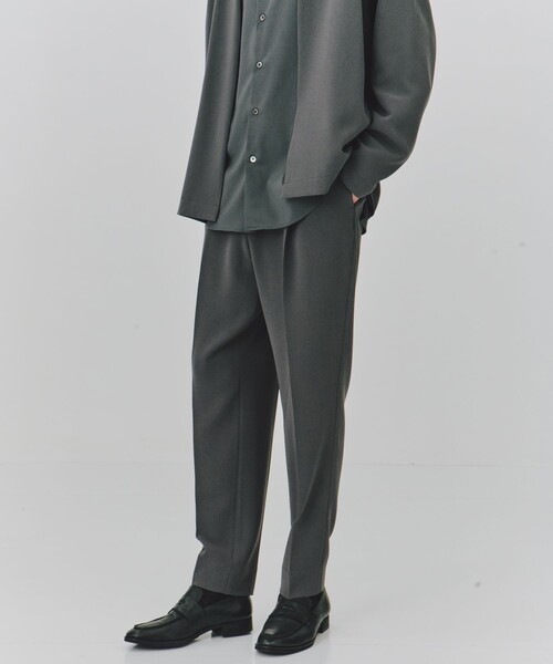UNITED TOKYO(ユナイテッドトウキョウ)の「【残りわずか】Dry Air サイドゴムスラックス |夏服/通気性/速乾/接触冷感/軽量性/伸縮性/洗える/ビジネス/オフィスカジュアル(スラックス・メンズ・ブラック/ネイビー/ダークグレー/グレイッシュベージュ・1/3/2)」の16枚目の写真