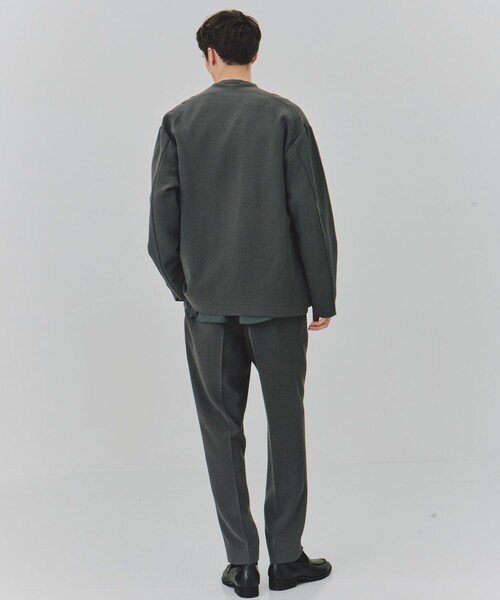 UNITED TOKYO(ユナイテッドトウキョウ)の「【残りわずか】Dry Air サイドゴムスラックス |夏服/通気性/速乾/接触冷感/軽量性/伸縮性/洗える/ビジネス/オフィスカジュアル(スラックス・メンズ・ブラック/ネイビー/ダークグレー/グレイッシュベージュ・1/3/2)」の18枚目の写真