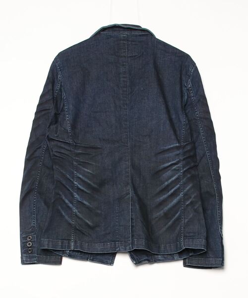 TORNADO MART（トルネードマート）の「ｳｪｰﾌﾞｼｪｰﾋﾞﾝｸﾞｽﾀﾝﾄﾞｼﾞｬｹｯﾄ（デニムジャケット・メンズ・ネイビー・XXL/LL/L/M）」の2枚目の写真
