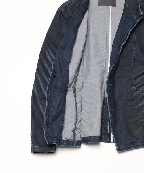 TORNADO MART（トルネードマート）の「ｳｪｰﾌﾞｼｪｰﾋﾞﾝｸﾞｽﾀﾝﾄﾞｼﾞｬｹｯﾄ（デニムジャケット・メンズ・ネイビー・XXL/LL/L/M）」の3枚目の写真