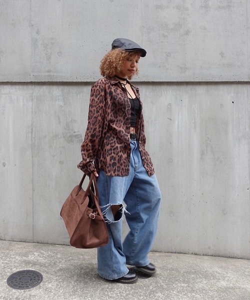 TEEN BOOP(ティーンブープ)の「プリントシアーシャツ(シャツ/ブラウス・レディース・ベージュ/ホワイト・FREE)」の17枚目の写真