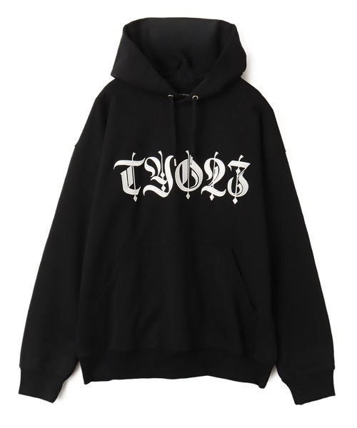 TOKYO 23(トウキョウニジュウサン)の「TOKYO 23 EMBROIDERY SWEAT HOODIE / トウキョウ 23 エンブロイダリー スウェット フーディ(パーカー・メンズ・ブラック/レッド・XL/L/M/XXL)」の2枚目の写真