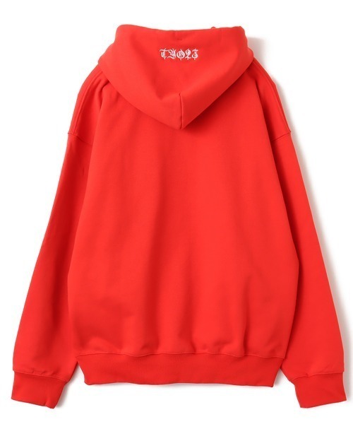 TOKYO 23(トウキョウニジュウサン)の「TOKYO 23 EMBROIDERY SWEAT HOODIE / トウキョウ 23 エンブロイダリー スウェット フーディ(パーカー・メンズ・ブラック/レッド・XL/L/M/XXL)」の9枚目の写真